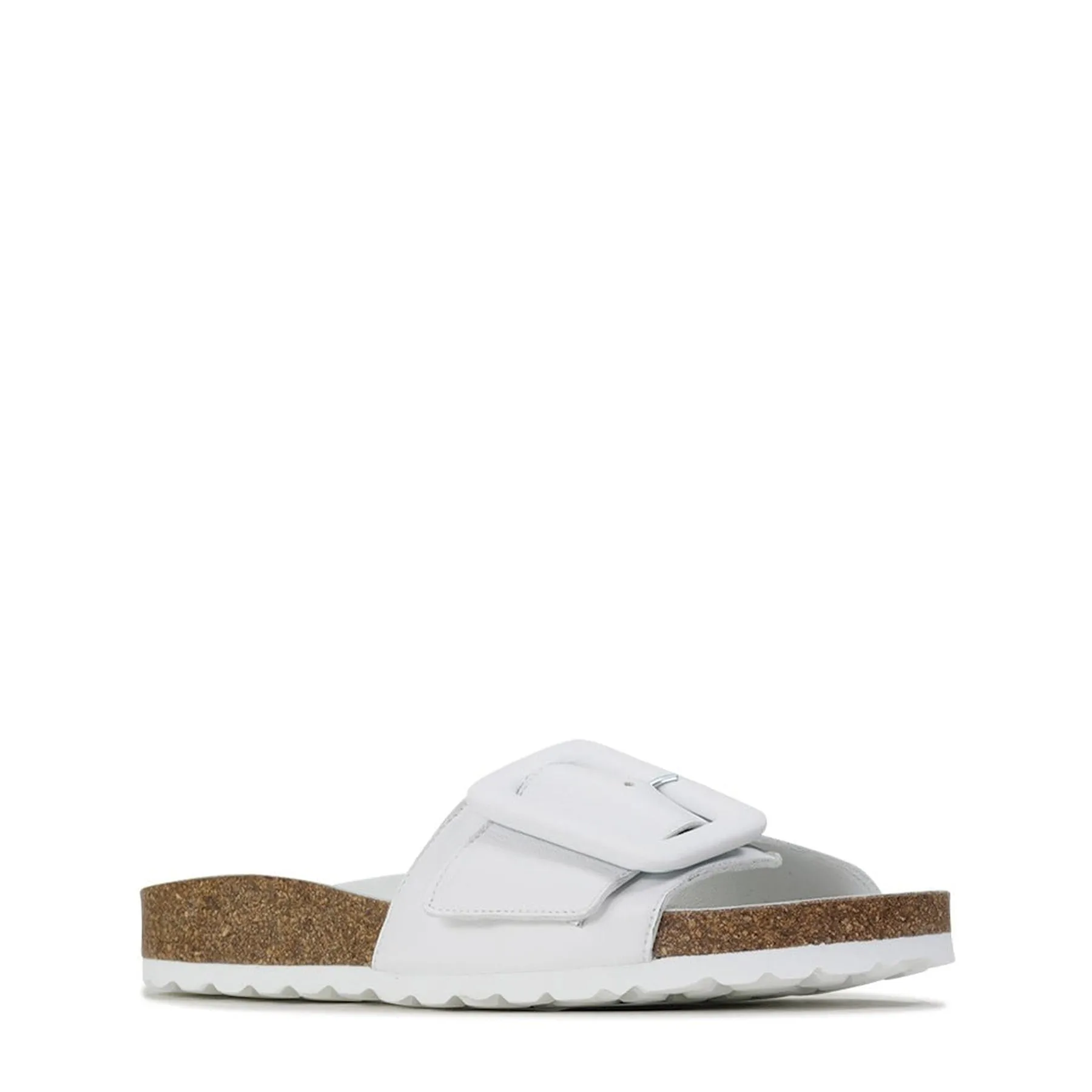 GINIS LEATHER BUCKLE SANDALS